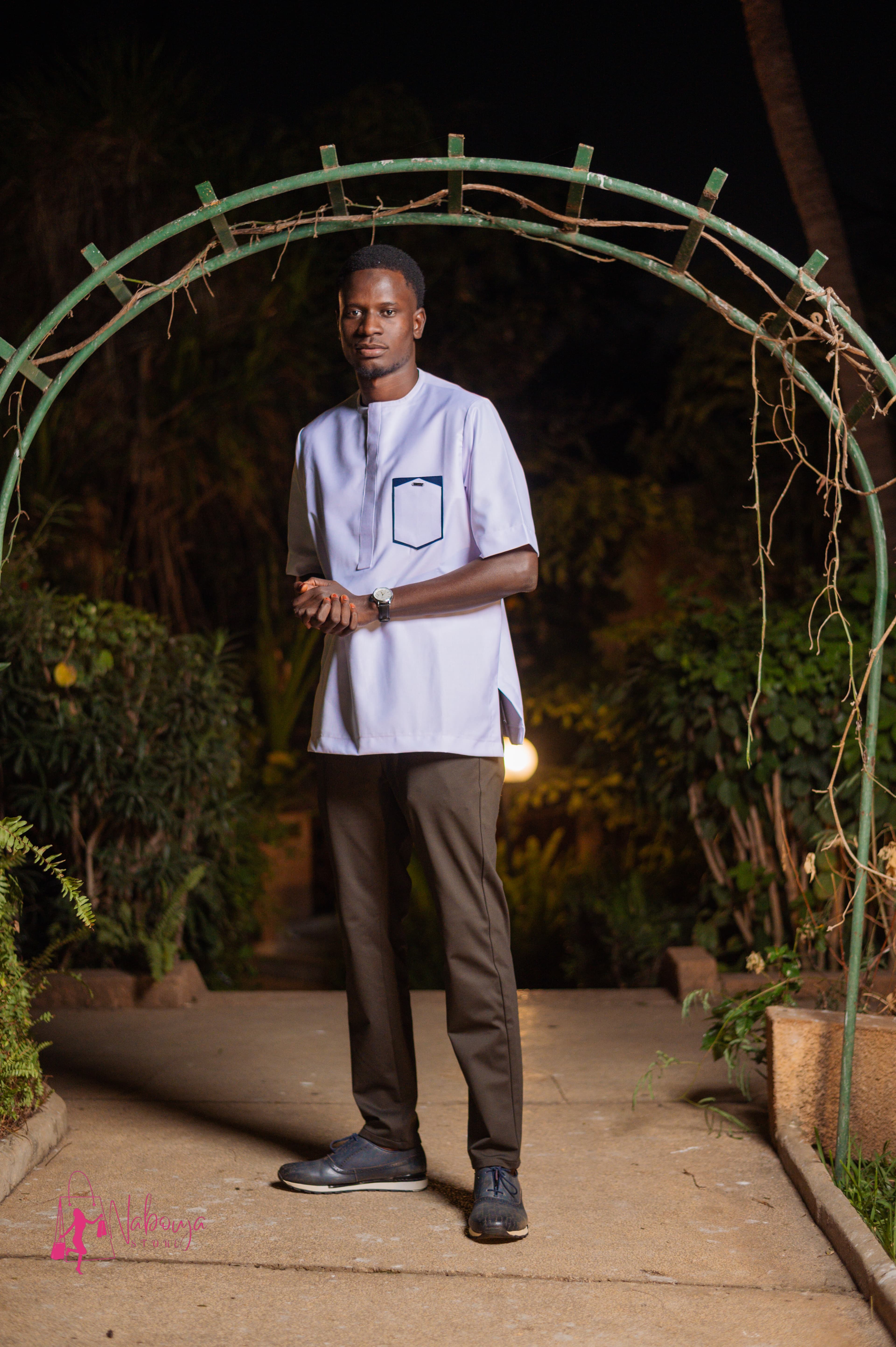 Chemise Kaki Poche Contrastée - Vue 2